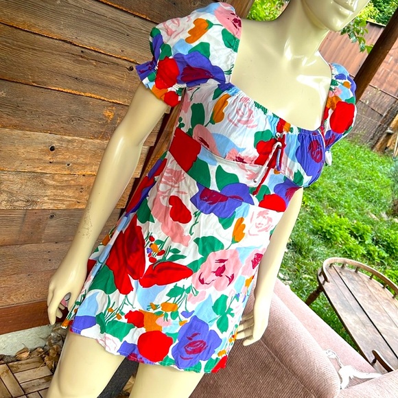 Faithful the brand mini dress abstract floral - Picture 3 of 9